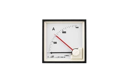 Amperomierz analogowy bimetalowy prądu zmiennego tablicowy BA29 96x96, 960A do współpracy z przekładnikiem 800/5 BA391NE4240000