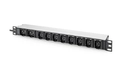 Listwa zasilająca 1U Aluminum PDU, rackmountable, 8 x C13, 2 x C1916A, 230VAC, 50/60Hz, IEC C20 plug DN-95427
