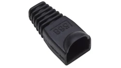 Osłonka wtyku RJ45 6.2mm czarna IWP-CBOOT-BK /10szt./