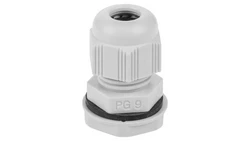 Dławnica kablowa 4,5-7mm IP67 gwint calowy jasnoszara PG9