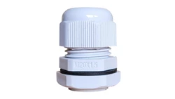 Dławnica kablowa 9-14mm IP67 gwint metryczny jasnoszara M20