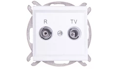 SONATA Gniazdo RTV zakończeniowe biały mat GPA-10RPZ/m/75