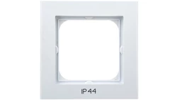 SONATA Ramka pojedyncza do łączników IP-44 biały mat RH-1R/75