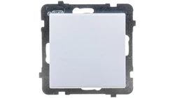 SONATA Łącznik jednobiegunowy biały mat ŁP-1R/m/75