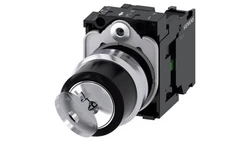 SIRIUS ACT, PRZEŁĄCZNIK Z KLUCZEM RONIS, 22MM, OKRĄGŁY, METAL, BŁYSZCZĄCY, NR ZAMKA SB30, Z 2 KLUCZAMI, 2 POZ.3SU1150-4BF11-1BA0