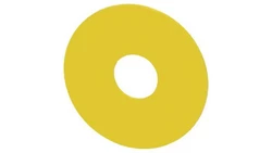 Etykieta podkładkowa żółta 75mm do otworu 22mm grubość 2mm bez inskrypcji SIRIUS ACT 3SU1900-0BB31-0AA0 /10szt./