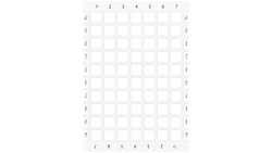 Etykiety samoprzylepne do druku laserowego 22x22 mm 10 arkuszy A4 700 etykiety białe na obudowy SIRIUS ACT 3SU1900-0BM61-0AA0