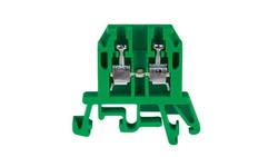 Złączka szynowa przelotowa 2-przewodowa 2,5mm2 zielony ZUG-G2,5 A11-0075