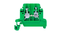 Złączka szynowa przelotowa 2-przewodowa 2,5mm2 zielony ZG-G2,5 A11-8105