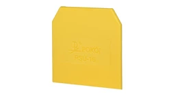 Płytka skrajna przegroda żółty PSU-16 A41-0301