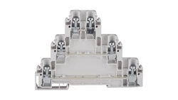 Złączka szynowa przelotowa 6-przewodowa 3-piętrowa 4mm2 szary ZG-G/31 A03-0008