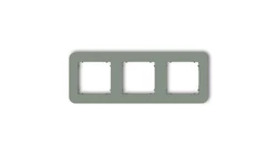 MINI Ramka uniwersalna potrójna zaokrąglona z tworzywa szałwiowy 61MRTZ-3