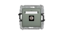 MINI Mechanizm gniazda antenowego pojedynczego TV szałwiowy 61MGTV-1