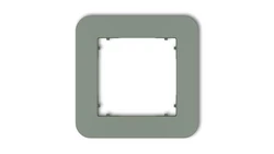 MINI Ramka uniwersalna pojedyncza zaokrąglona z tworzywa szałwiowy 61MRTZ-1