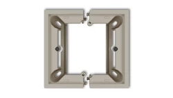 MINI Puszka natynkowa pojedyncza, składana MINI taupe 60DPU-1