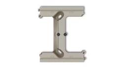 MINI Moduł rozszerzający puszkę natynkową pojedynczą, składaną do ramek wielokrotnych MINI taupe 60DPU-2