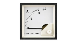 Amperomierz analogowy prądu zmiennego tablicowy EA17 72x72, 50A do współpracy z przekładnikiem 50/5 EA17N E41300000000