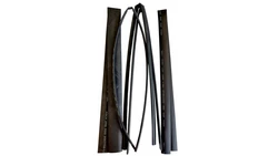 Zestaw rurek termokurczliwych, 3/5/8/10/15-50cm, czarne 08322 /5szt./