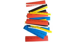Zestaw rurek termokurczliwych, 3/5/8/10/15-10cm, różne kolory 08327 /20szt./