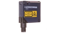 Czujnik laserowy 1m 50x50mm 12-24V DC PNP/NPN 1Z/1R M12 4-piny odbiciowy XUK8AKSNM12