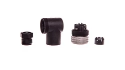 Złącze wtykowe M12 4-pinowe żeńskie kątowe XZCC12FCM40B