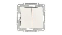 Sedna Łącznik świecznikowy 10AX kremowy IP44 SDN0300423