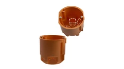 Puszka podtynkowa 60 głęboka z wkrętami, łączeniowa A.0006P/68 /80szt./