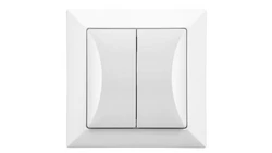 Łącznik podtynkowy żaluzjowy roletowy , Pola biały, 33517