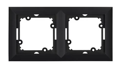 Ramka podwójna Pola czarna, 33210