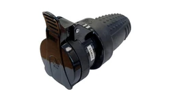 Gniazdo gumowe 2P+Z IP44 250V~ 16 A 3680W 50Hz z klapką 24017