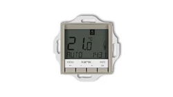 ICON Mechanizm uniwersalnego elektronicznego tygodniowego regulatora temperatury (podświetlenie niebieskie) taupe 60IRT-3.2