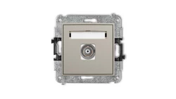 ICON Mechanizm gniazda pojedynczego BNC taupe 60IGBNC-1