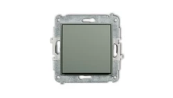 ICON Mechanizm łącznika schodowego (jeden klawisz bez piktogramu) szałwiowy 61IWP-3.1