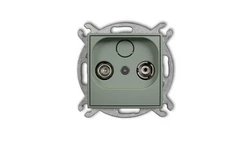 ICON Mechanizm gniazda abonenckiego RTV końcowego w szeregu gniazd przelotowych 6dB szałwiowy 61IG6K