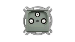 ICON Mechanizm gniazda multimedialnego 3F DATA (UPC) szałwiowy 61IGMU