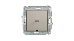 MINI Mechanizm łącznika jednobiegunowego w stylu amerykańskim taupe 60MWPUS-1