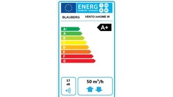 Jednostka wentylacja decentralnej z ceramicznym wymiennikiem entalpicznym, WiFi, czarnym panelem wewnętrznym oraz okapem zewnętr