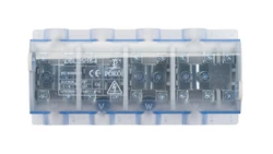 Odgałęźnik instalacyjny 4P OBL 25/16-4 4x25mm2/10x16mm2 szaro-niebieski A13-6148