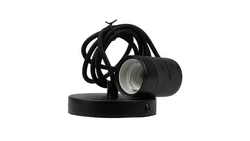 Oprawa sufitowa wisząca 2m E27 Czerń mat