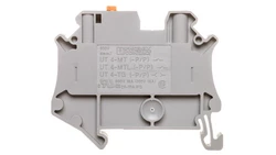 Złączka szynowa z odłącznikiem nożowym 2-przewodowa 0,14-6mm2 szara UT 4-MT UT 3046139 /50szt./