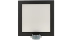 Oprawa elewacyjna z czujnikiem ruchu i zmierzchu Steinel L 20 S PIR max. 60W E27 IP44 IK03 230V antracyt / nierdzewna ST035693