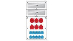 Rozdzielnica R-BOX 740 34S:6x32/5,10x250V,IP44 B.18.740-8