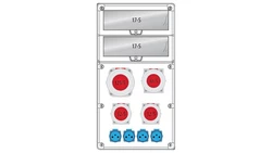 Rozdzielnica R-BOX 740 34S:1x125/5,1x63/5,2x32/5,4x250V,IP65 B.18.740-12_IP65