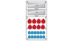 Rozdzielnica R-BOX 740 34S:4x32/5,4x16/5,12x250V,IP44 B.18.740-6