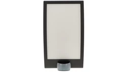 Oprawa elewacyjna z czujnikiem ruchu i zmierzchu Steinel L 22 S PIR max. 60W E27 IP44 IK03 230V antracyt / nierdzewna ST035709