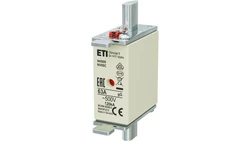 Bezpiecznik nożowy Wkładka topikowa, przemysłowa zwłoczna KOMBI NH000, NH00C gG/gL 63A 500V ETI POLAM