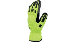 Rękawice udarowe, wielozadaniowe, doskonała chwytność dzięki wypustkom z PVC, kolor żółty, rozmiar 7, VV906JA07