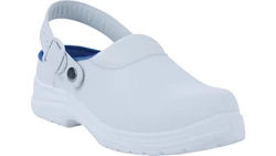 Chodaki z mikrofibry, podeszwa z dwuwarstwowego PU kolor biały rozmiar 44 MAUB4SBBC44