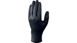 RĘKAWICE JEDNORAZOWE Z NITRYLU, NIEPUDROWANE, OPAKOWANIE 100, CZARNE, ROZMIAR 9/10, V1460B10009