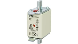 Bezpiecznik nożowy Wkładka topikowa, przemysłowa zwłoczna KOMBI NH00, NH00C gG/gL 160A 500V ETI POLAM